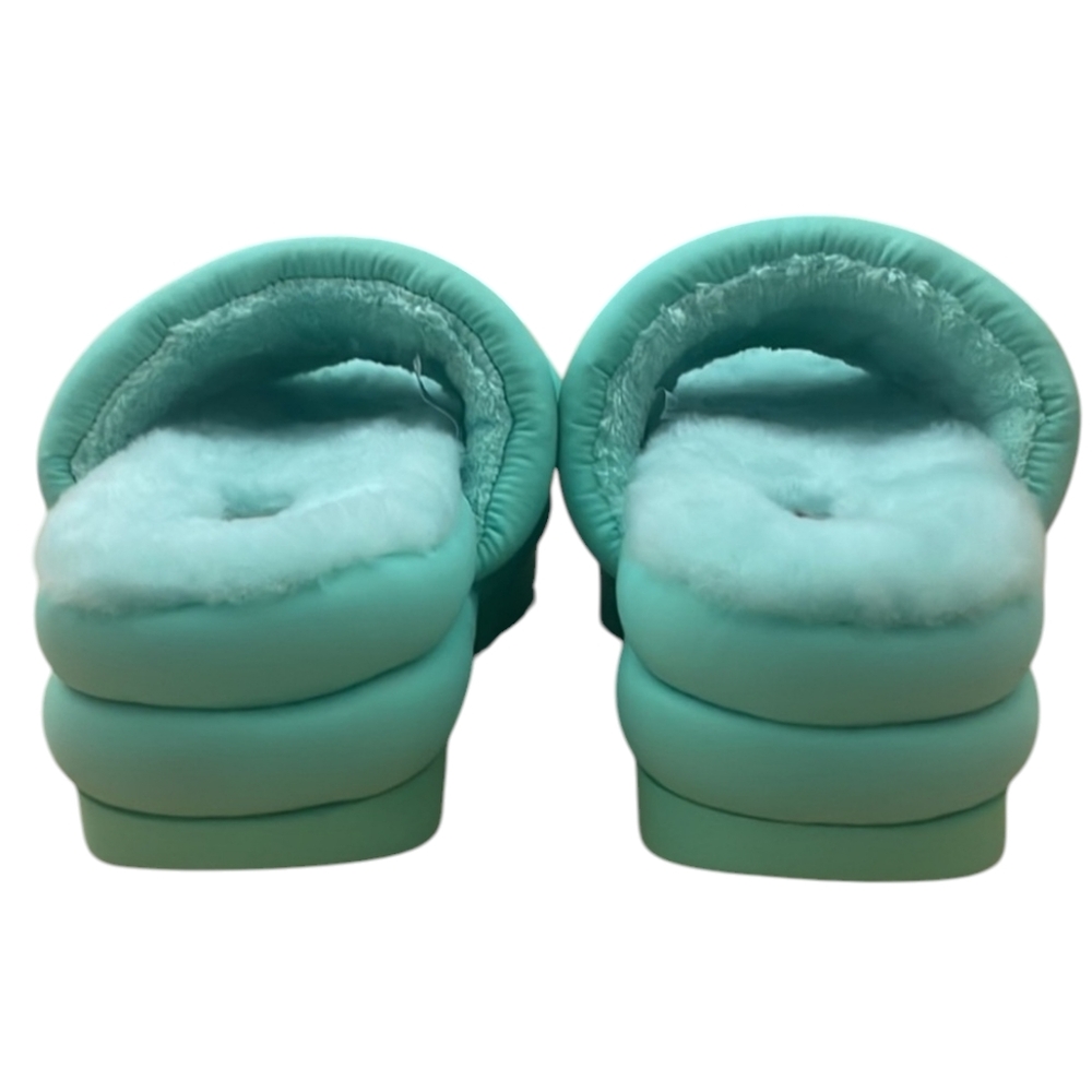 😁Ugg Women’s Platform Teal Mint Green Maxi Slide Sandal Size 8 - Picture 4 of 6